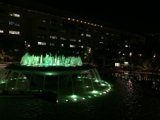 Illuminated Fountain at Civic Center Mall