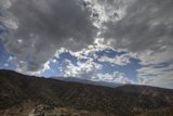 Majestic Clouds Hovering Over Angeles Crest Mountains