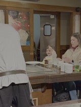 Family Mealtime on Moving Train