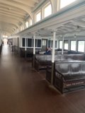 Inside a Train Car at Hyde Street Pier Terminal