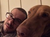 A Man and His Canine Companion
