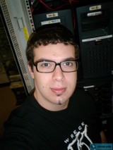 Dave B in Front of his Computer
