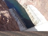 A Panoramic Vista of Hoover Dam from the Canyon Top