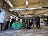 Gathering Around the Green Tablecloth