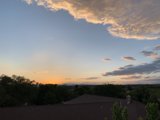 Sunset over the Santa Fe Mountains