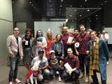 Group of Friends Strike a Pose with a Four-Legged Pal in L.A.