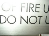 Warning Sign for Fire Units