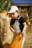 Harvest Time with Young Wesley Metzgar