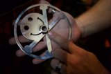 Smiling with a Metal Friend