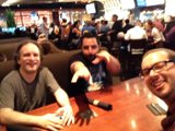 Dave and Michael at a Los Angeles Restaurant