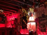 Festive Room Illuminated by Traditional Lamps