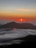 A Majestic Sunrise over the Haleakalā Mountains