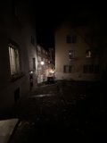 City Lights in the Dark Alley
