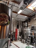 Metallic Brewery Tank