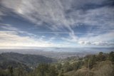 Serene View of the City and Mountain