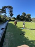 A Friendly Game of Lawn Bowls under the Golden Sky