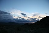 Dark Clouds Over Mountain Range