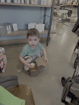 Young Child Playing in Medical Office