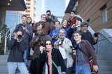Photographer Paparazzi and a Fashionable Crowd