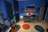 Blue Music Room