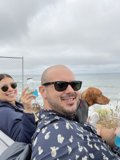 Beach Day with our Furry Friend