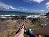 Soaking in the Serenity of the Pacific