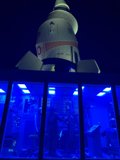 Rocket Launch Illuminates Night Sky