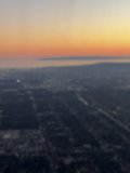 Aerial View of a Beautiful Sunset over South San Francisco