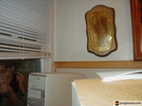 Man at Window with Computer