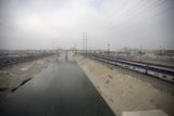 Train Trekking along the River