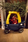 Wesley's First Tree-Picking Adventure