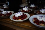 Strawberries and Whipped Cream Delight at Secret Beach Pescadero