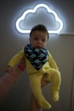 Neon Glow & Baby Laughs - Wesley at 2 months!