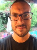 Dave B's Selfie with Glasses and Pottery Plant
