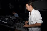 The Deejay in White