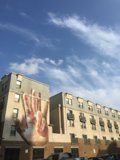 Bullough Hand Mural Wide View