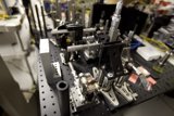 Industrial Machine with Metal Frame and Wires