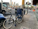 Parked Bicycle on San Francisco Sidewalk