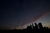 New York City Skyline at Sunset