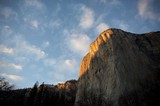 El Capitan Bathed in Golden Sunset Light