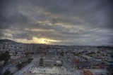Metropolis Overlooking the Sunset