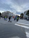 Skateboarders in Crosswalk