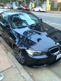 Pitch-Black BMW M3 on the Move