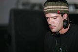 Stylish Man with Black Beanie and Headphone