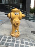 Yellow Hydrant with Character