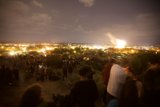Crowded Hillside at Santa Fe Fiestas