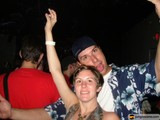 Partygoers Celebrate with High-energy Poses