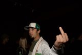 White and Green Hat Cowboy