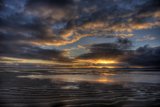 Fiery Ocean Sunset