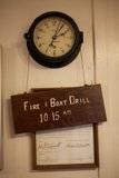 Fire Boat Drill Sign